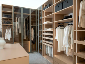 FOKUS 105 - Custom sectional walk-in wardrobe _ Sudbrock Möbelhandwerk